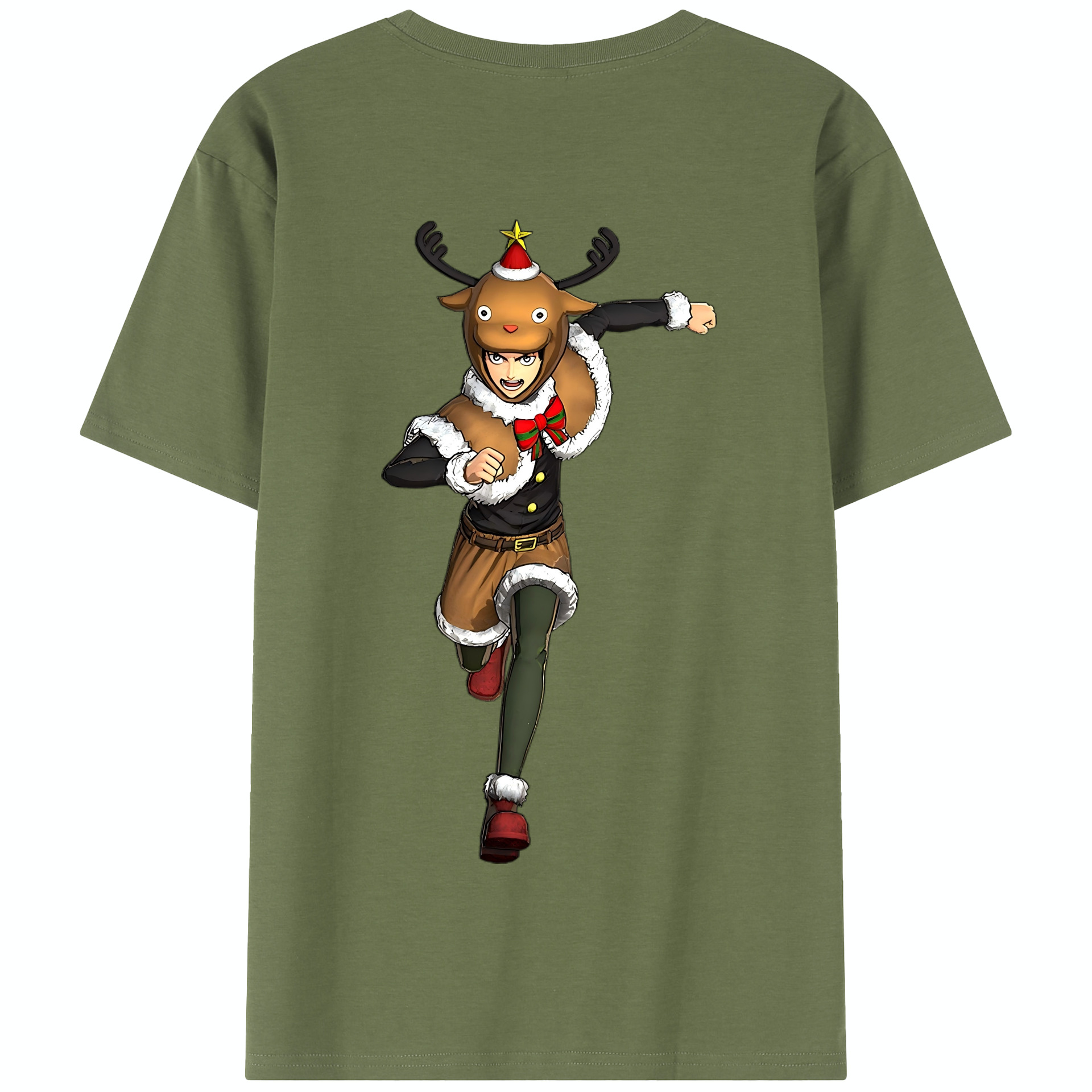 （画像用） 進撃の巨人 エレン･イェーガー Attack on Titan Eren Jäger 綿100％半袖Tシャツ（背面プリント）